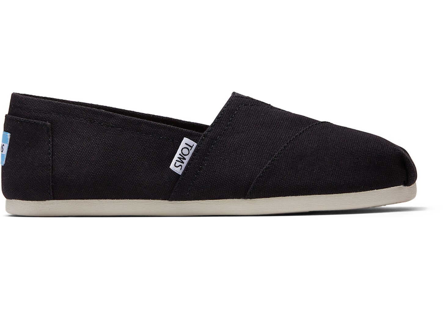 Toms Classics Canvas - Womens Slip Ons - Black - NZ - 451670PXT